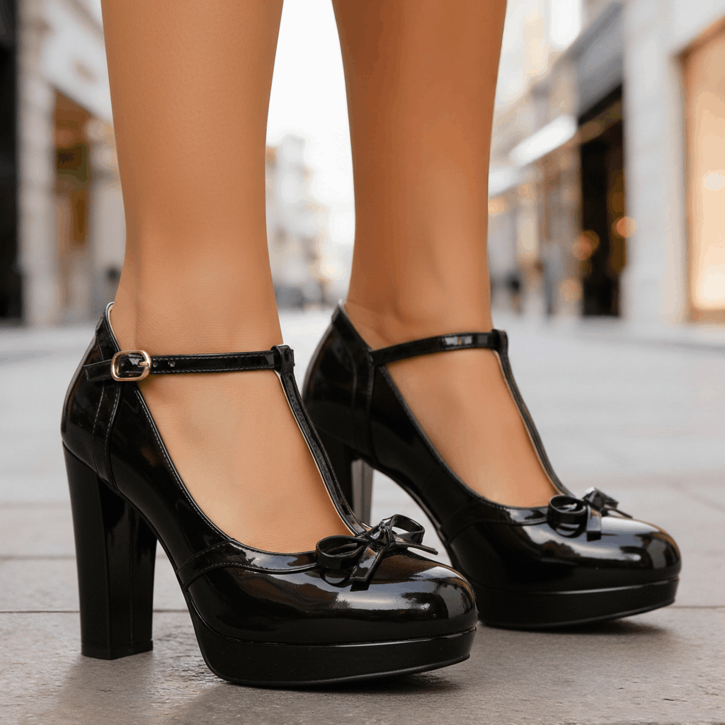 Valentina T-Strap Platform Heel