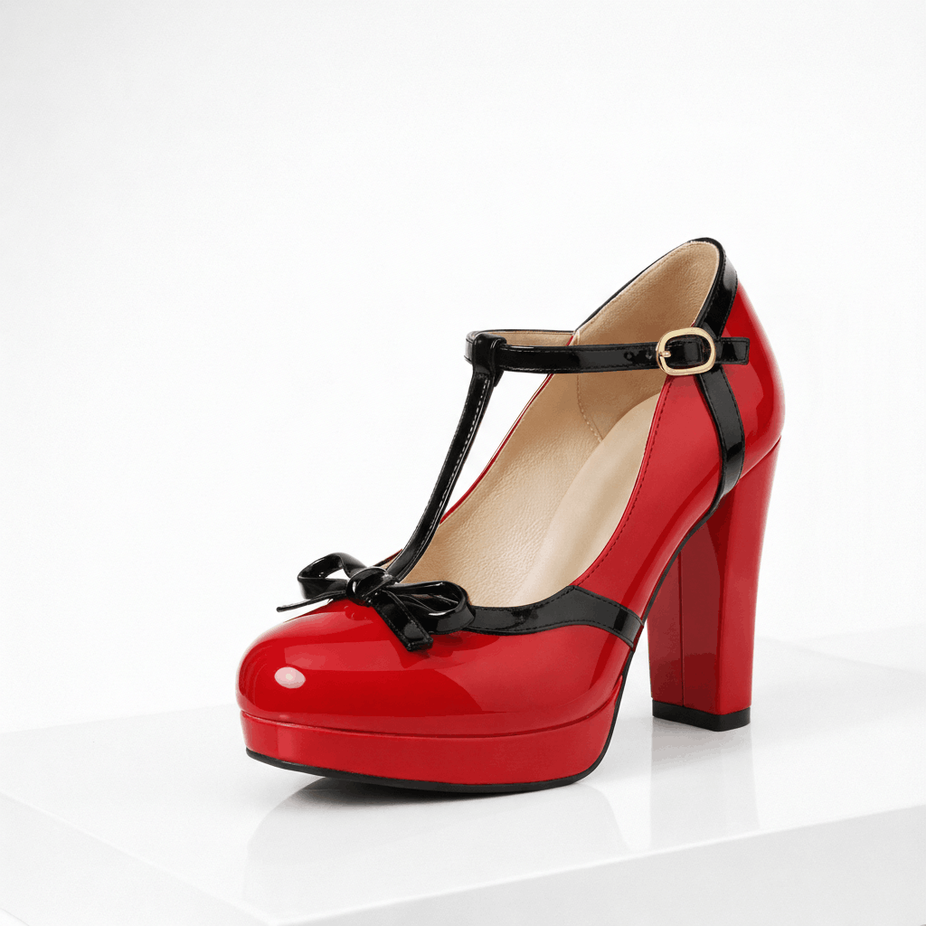 Valentina T-Strap Platform Heel