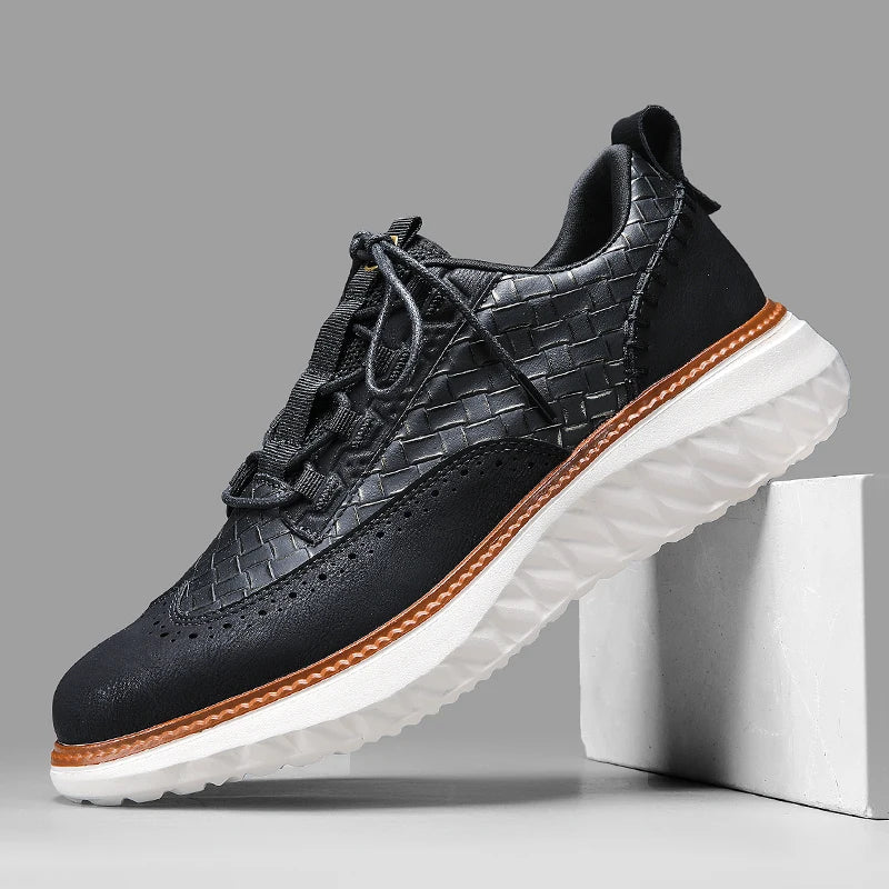 Trevano Genuine Leather Sneakers