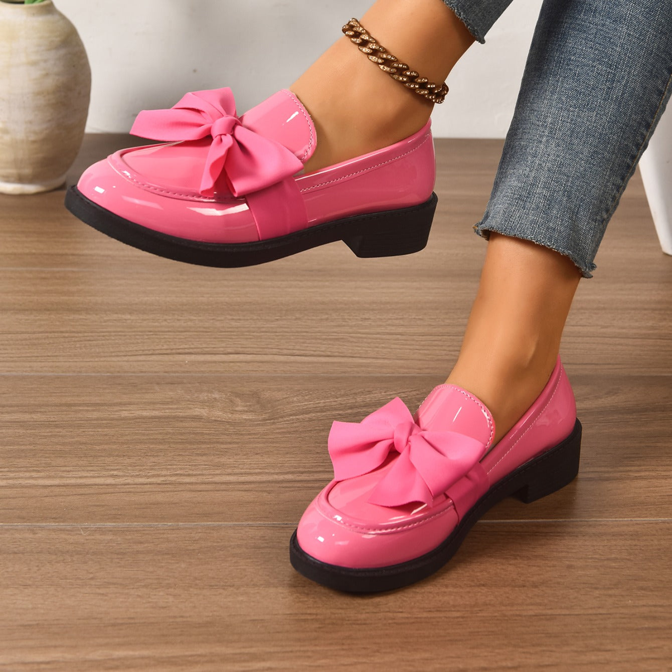 Elara Bow Loafers