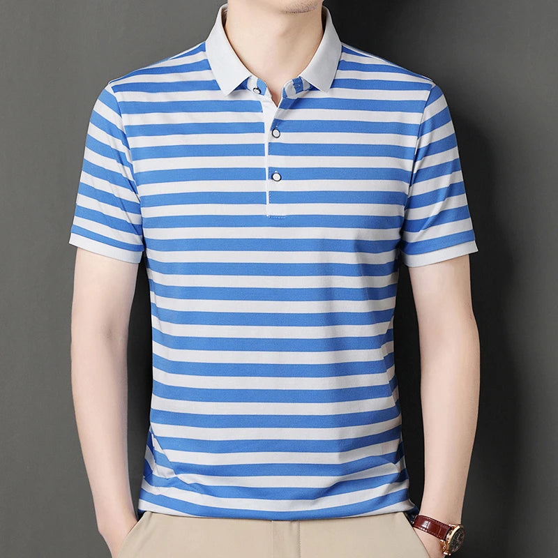 Lido Stripe Polo
