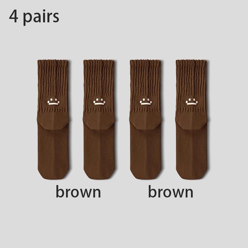 Smirk Club 4-Pack Crew Socks