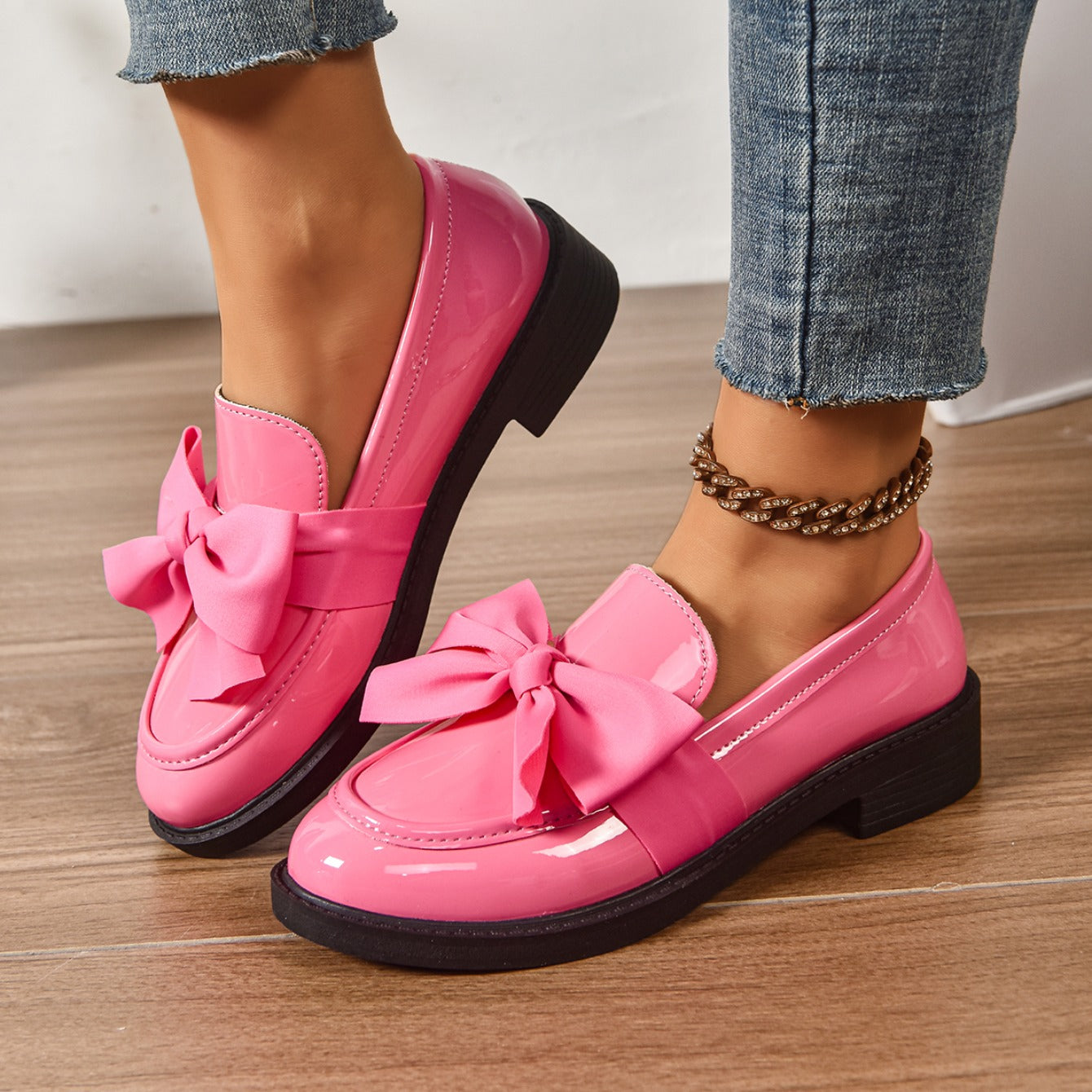 Elara Bow Loafers