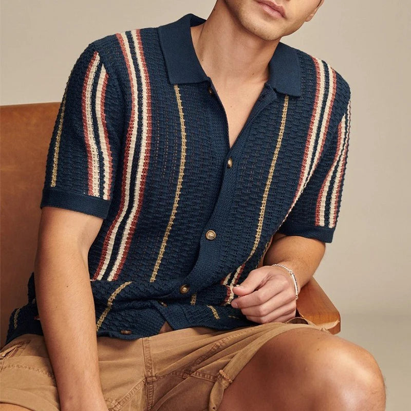 Riviera Knit Button Shirt