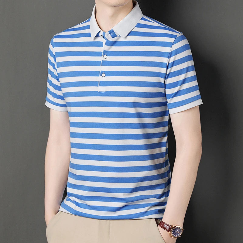 Lido Stripe Polo