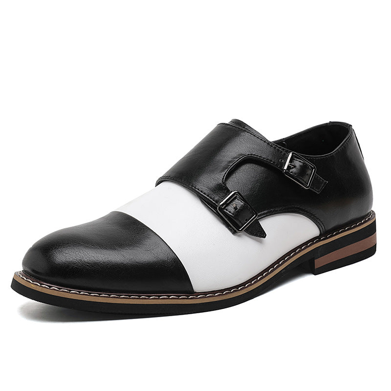 Camden Two-Tone Monk Shoes