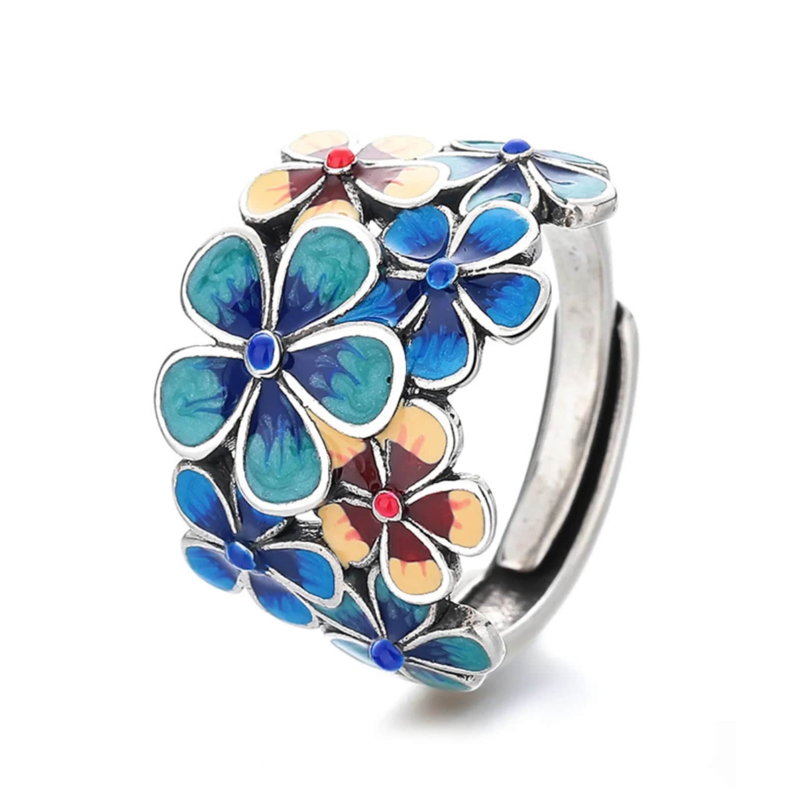 Rosa – Colorful Flower Ring