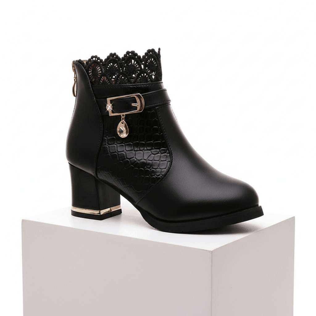 Valencia Lace Ankle Boots