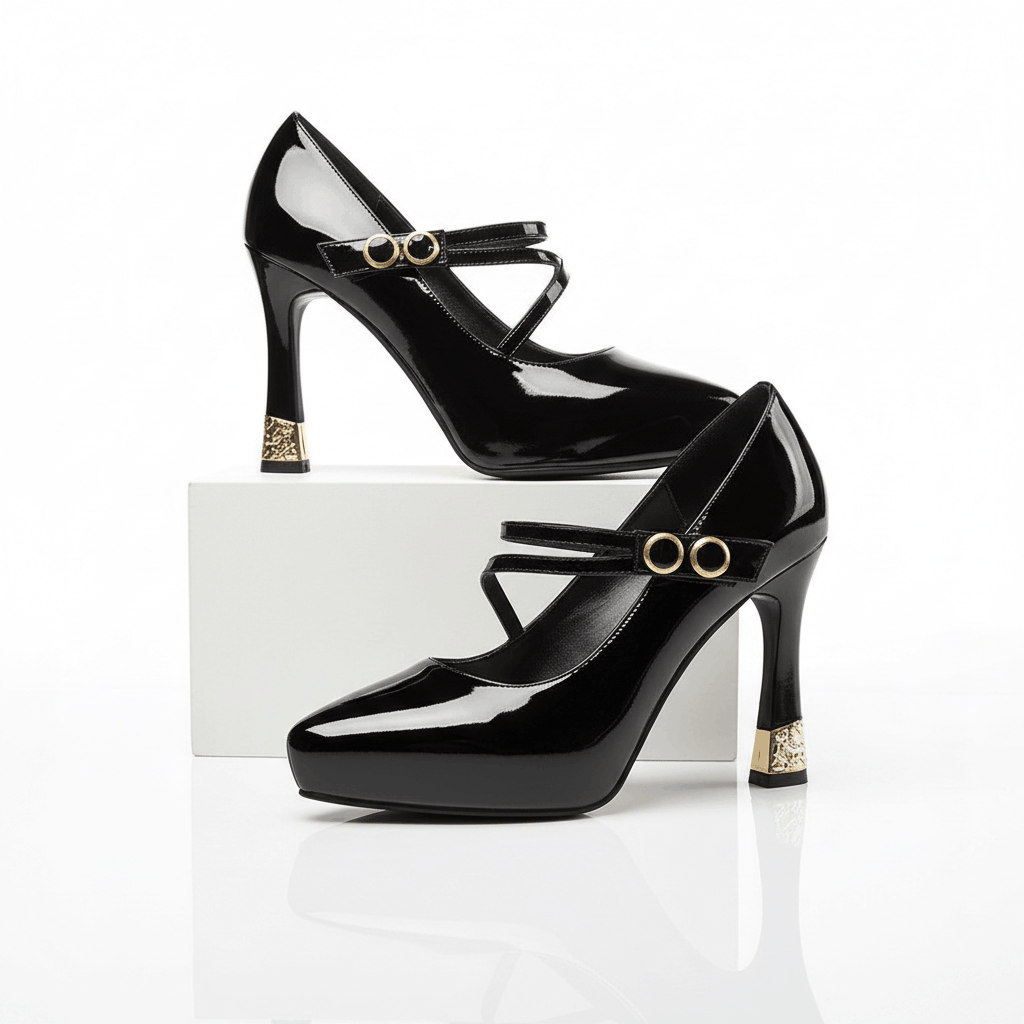 Valencia Patent Heels