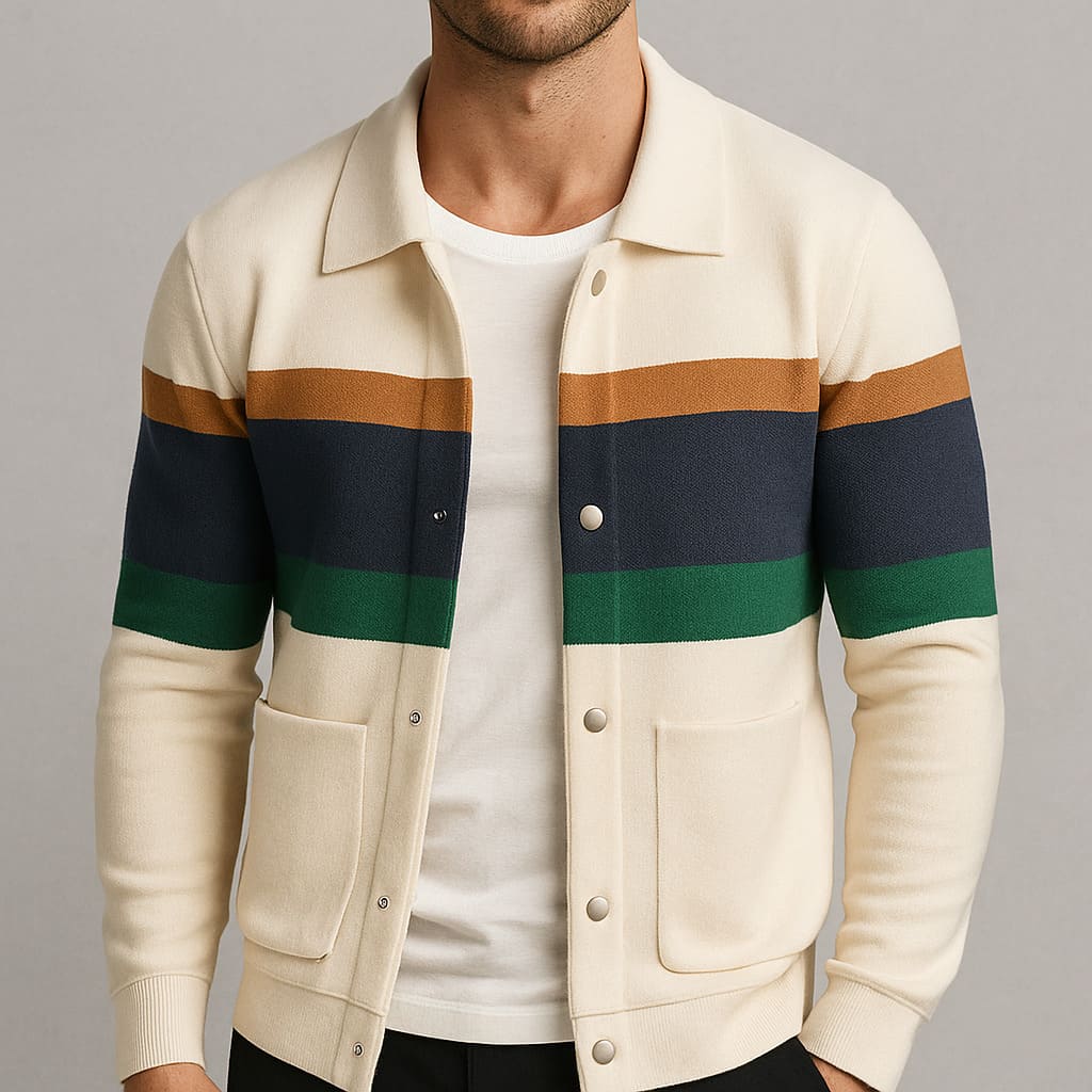Harrison Stripe Cardigan