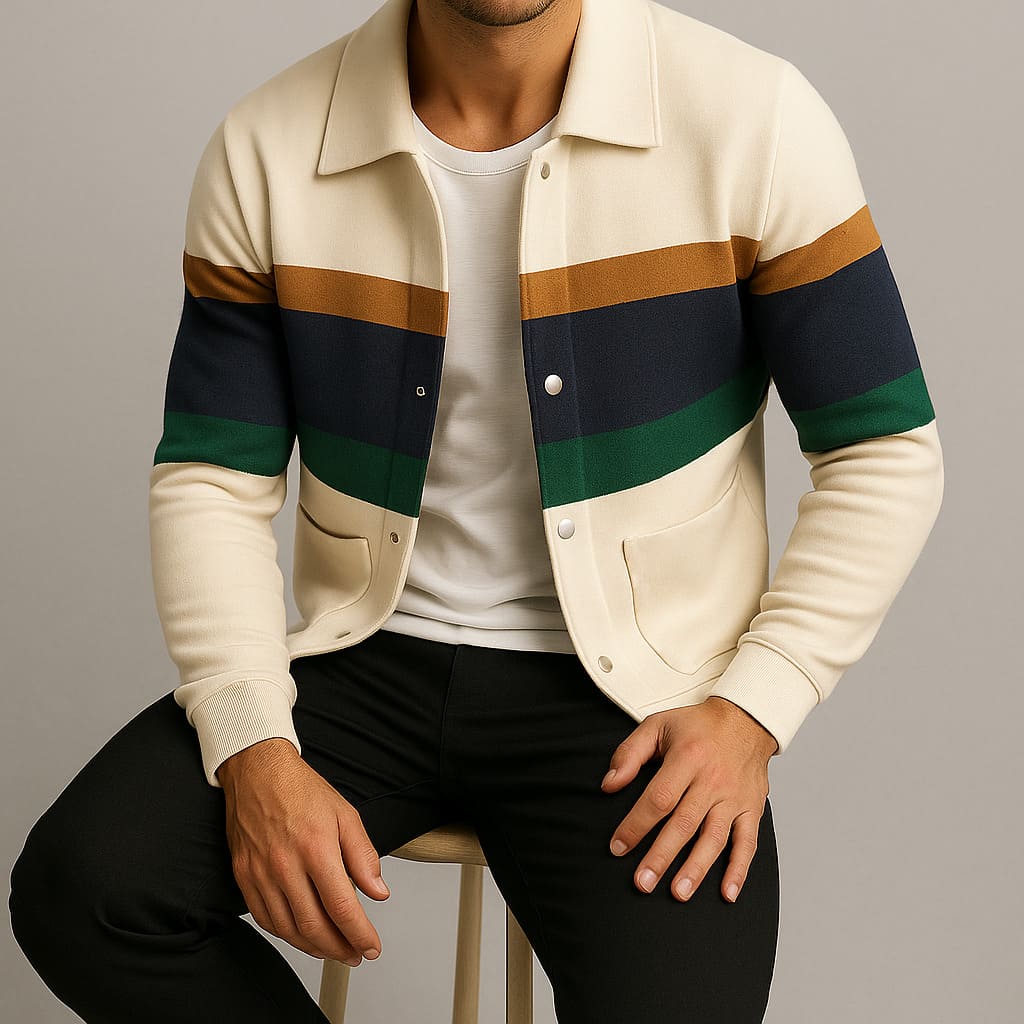 Harrison Stripe Cardigan