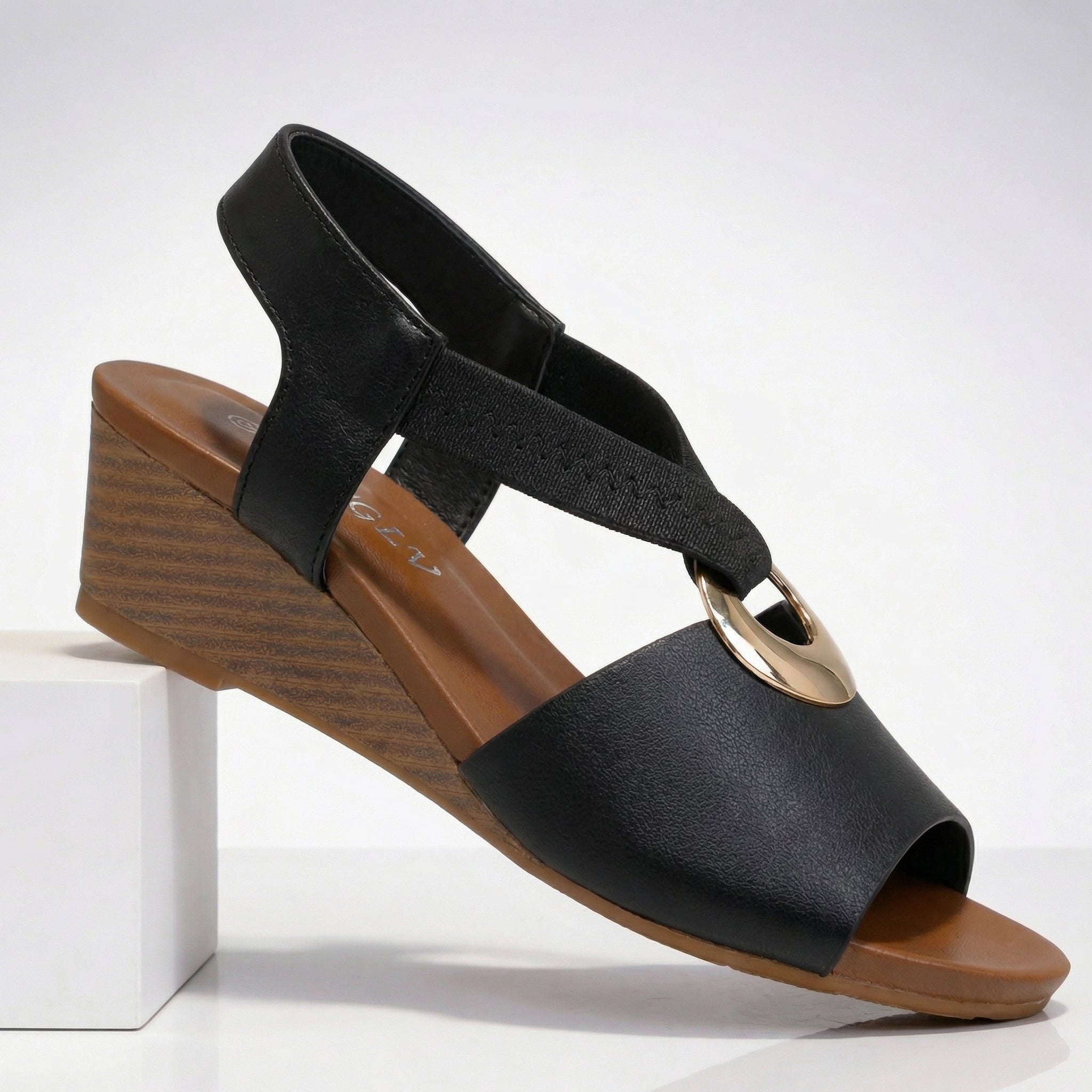 Sienna Loop Wedge Sandals