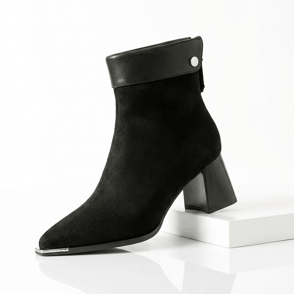 Elara Suede Ankle Boots