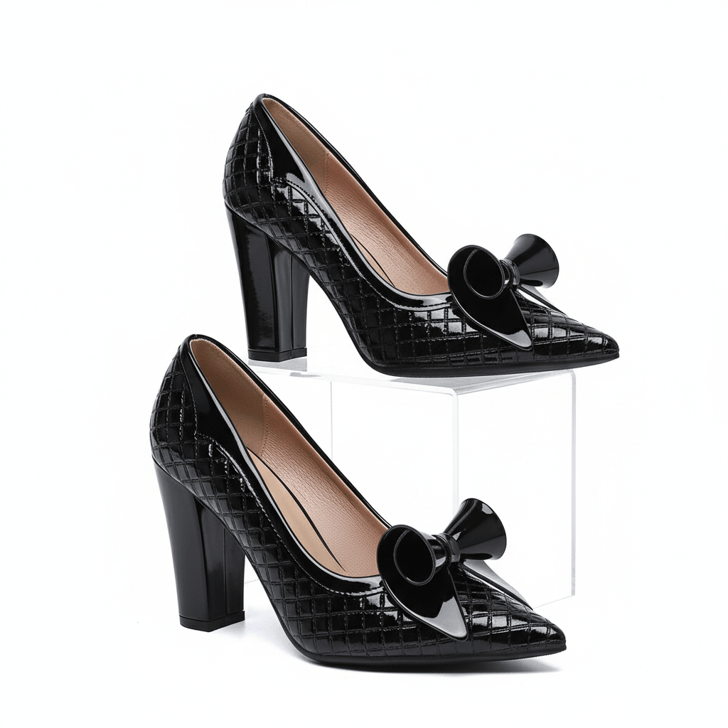 Aveline Embossed Heels