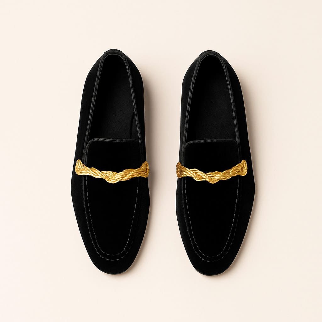 Arkel Velvet Loafers