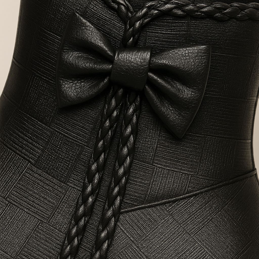Siena Braided Zip Booties