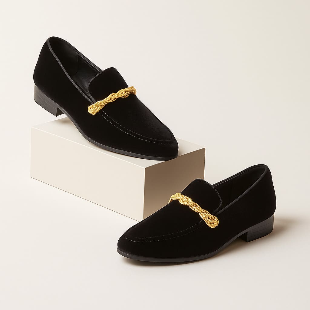 Arkel Velvet Loafers