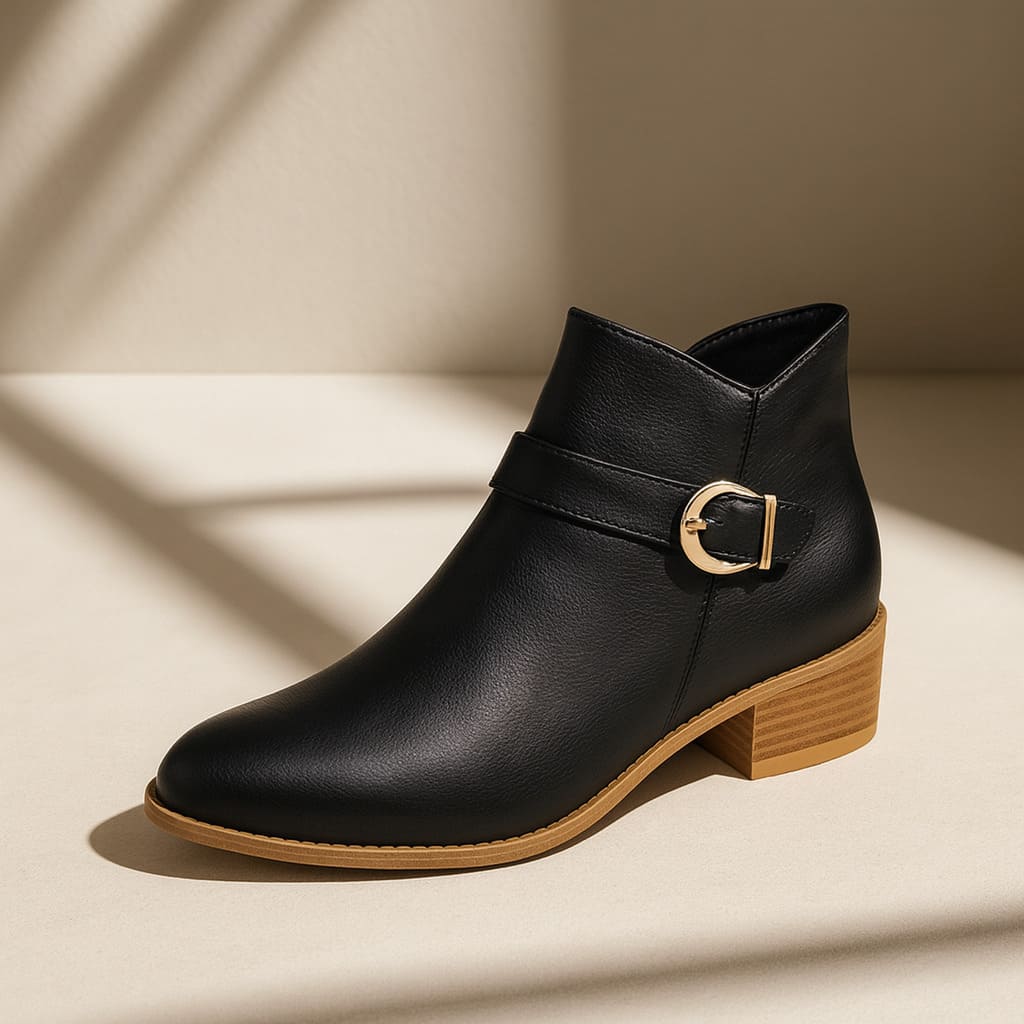 Arlena Side-Buckle Boots