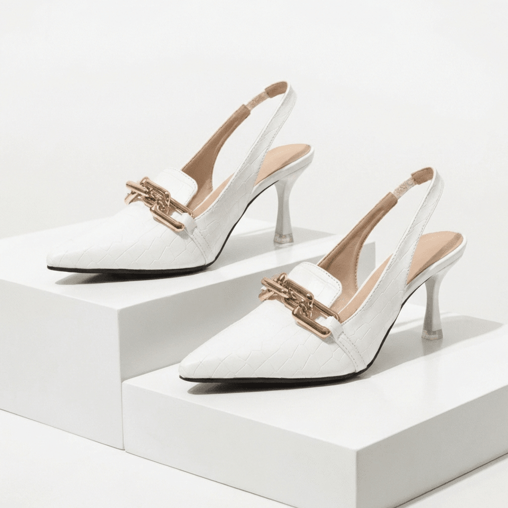 Lysandra Chain Slingbacks