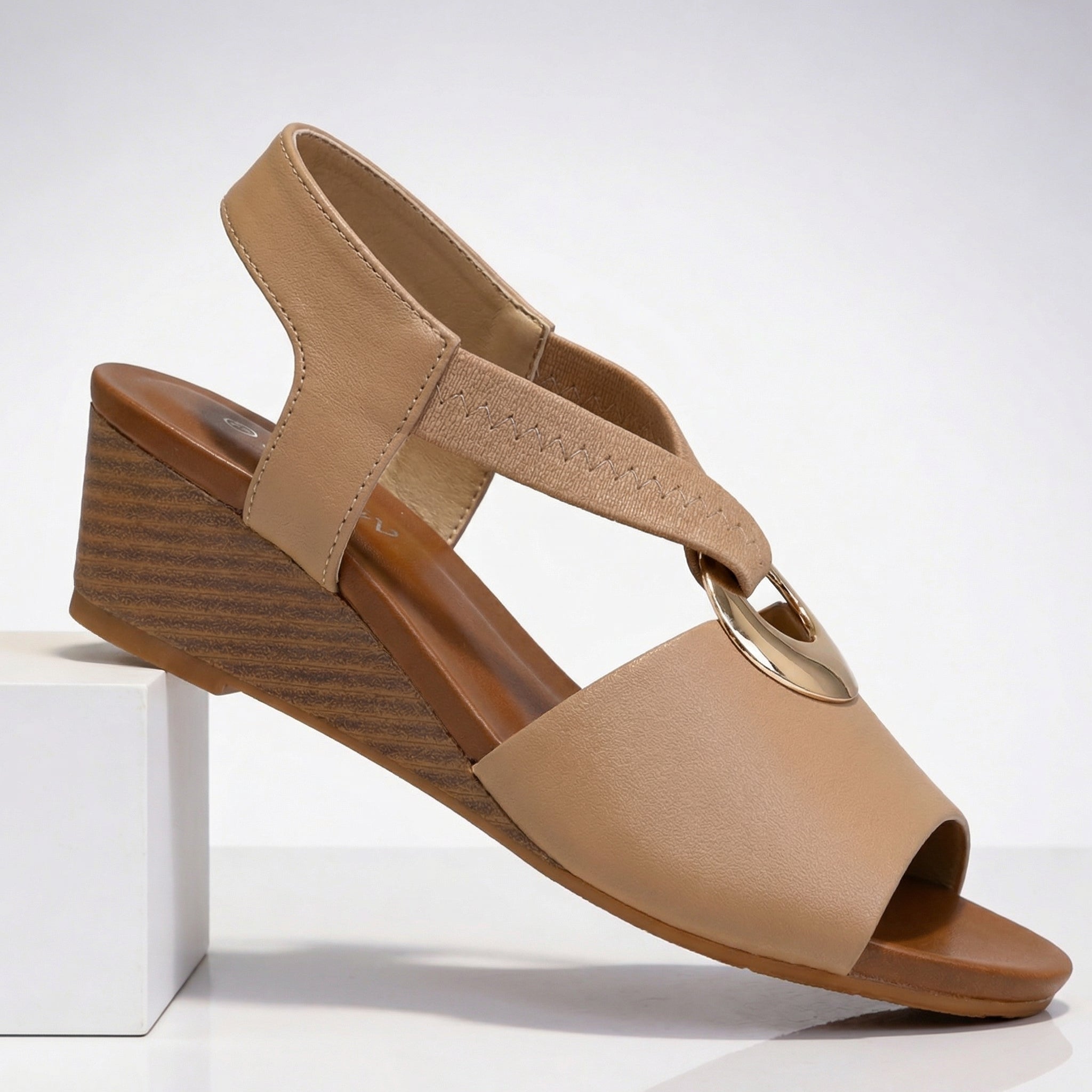 Sienna Loop Wedge Sandals