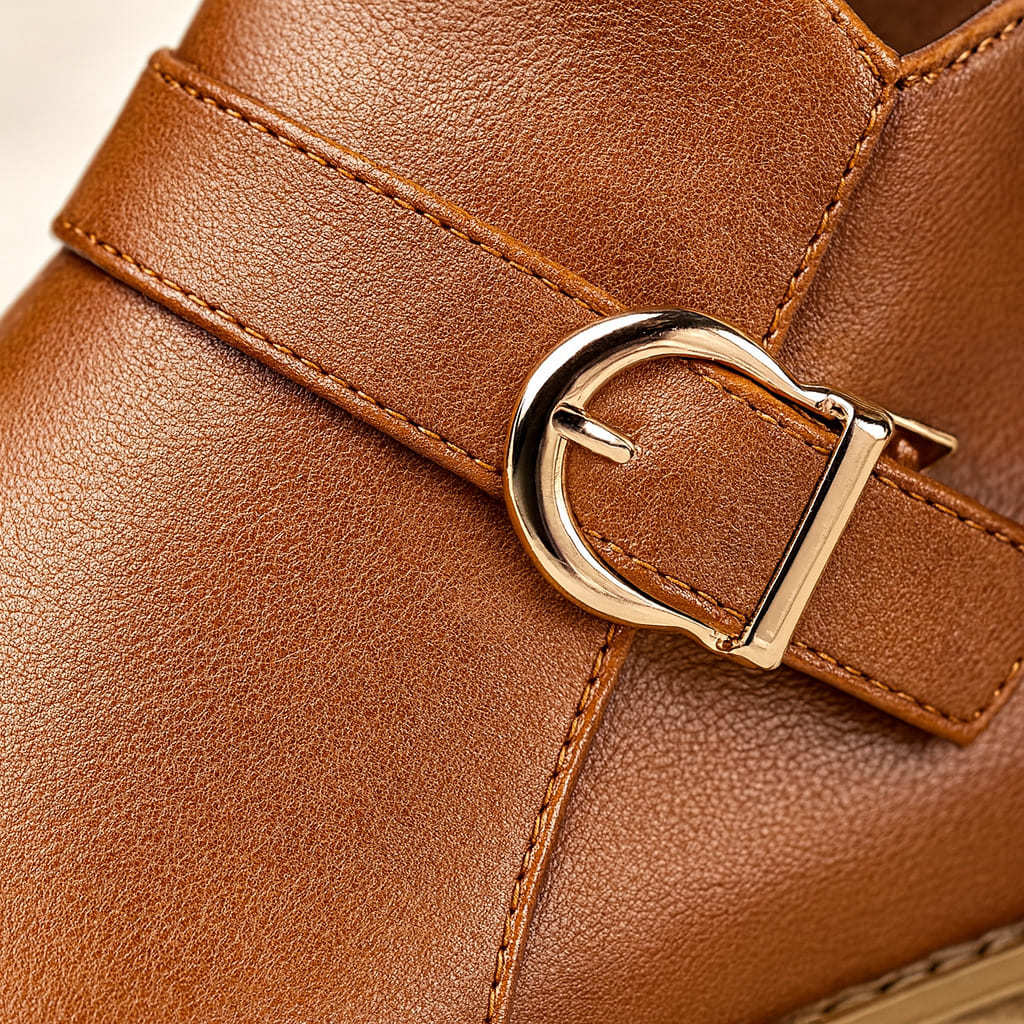 Arlena Side-Buckle Boots