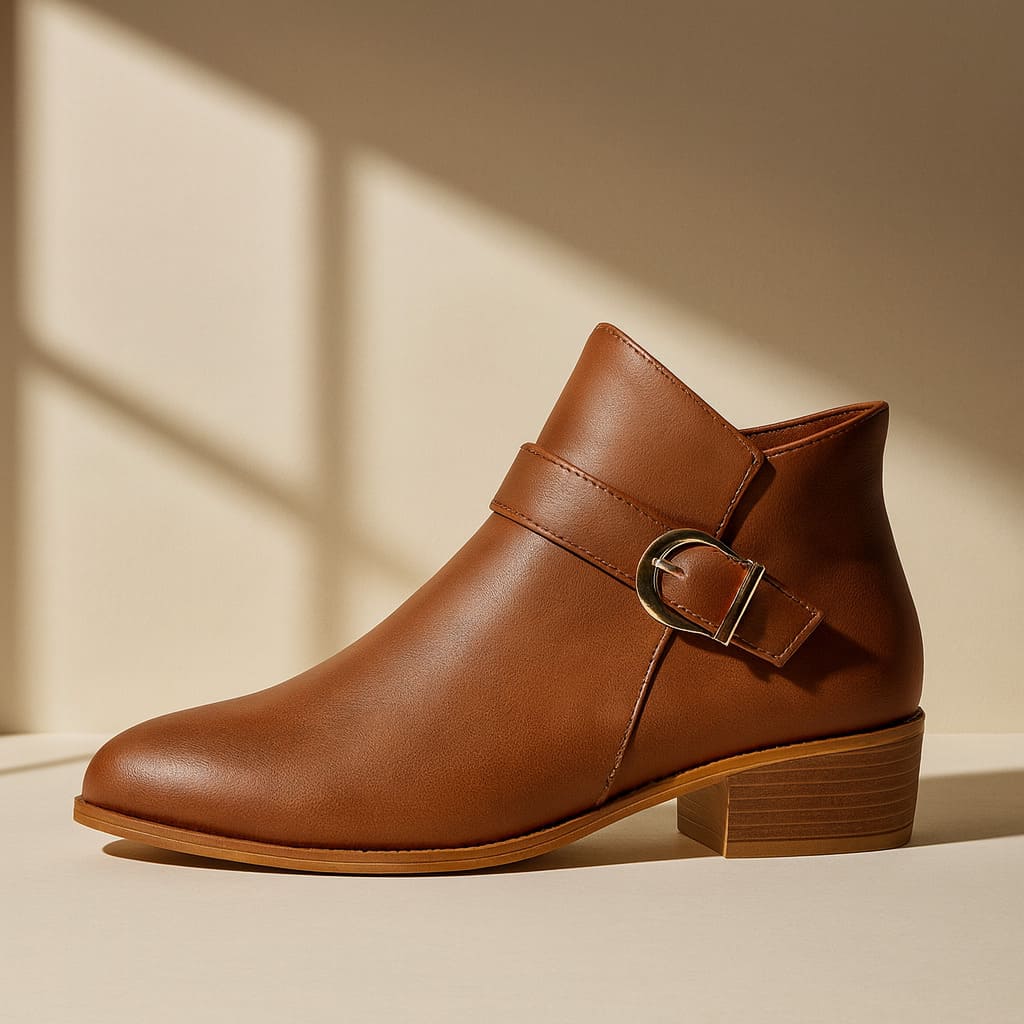 Arlena Side-Buckle Boots