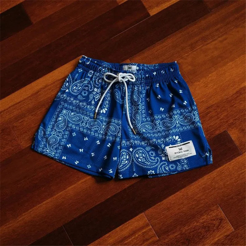 Mesh Paisley Shorts