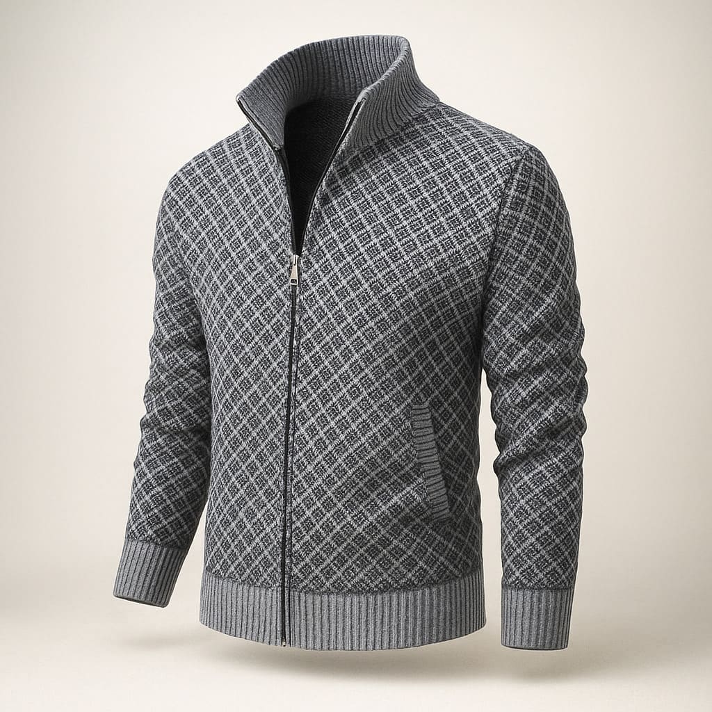 Harrow Knit Zip Sweater