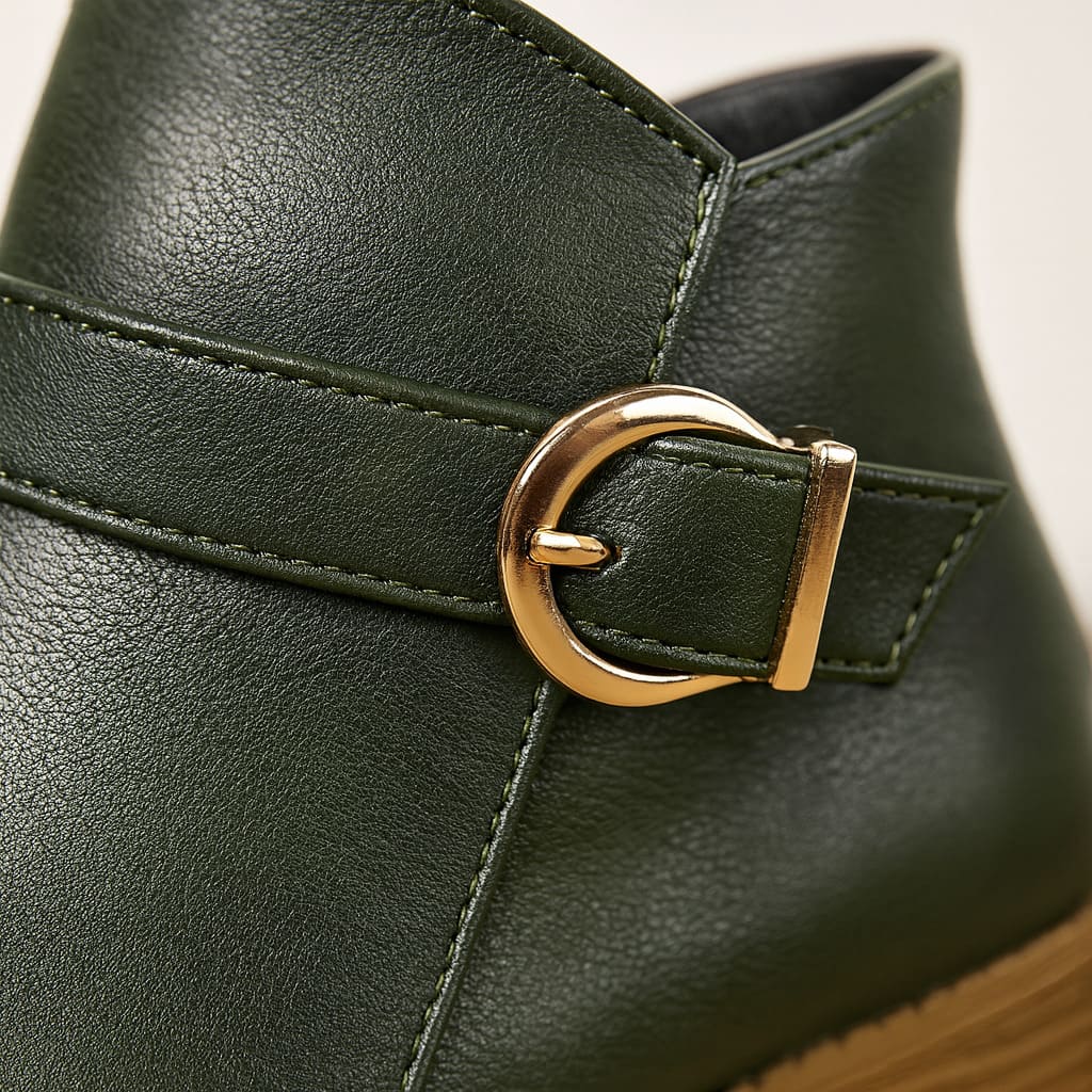 Arlena Side-Buckle Boots