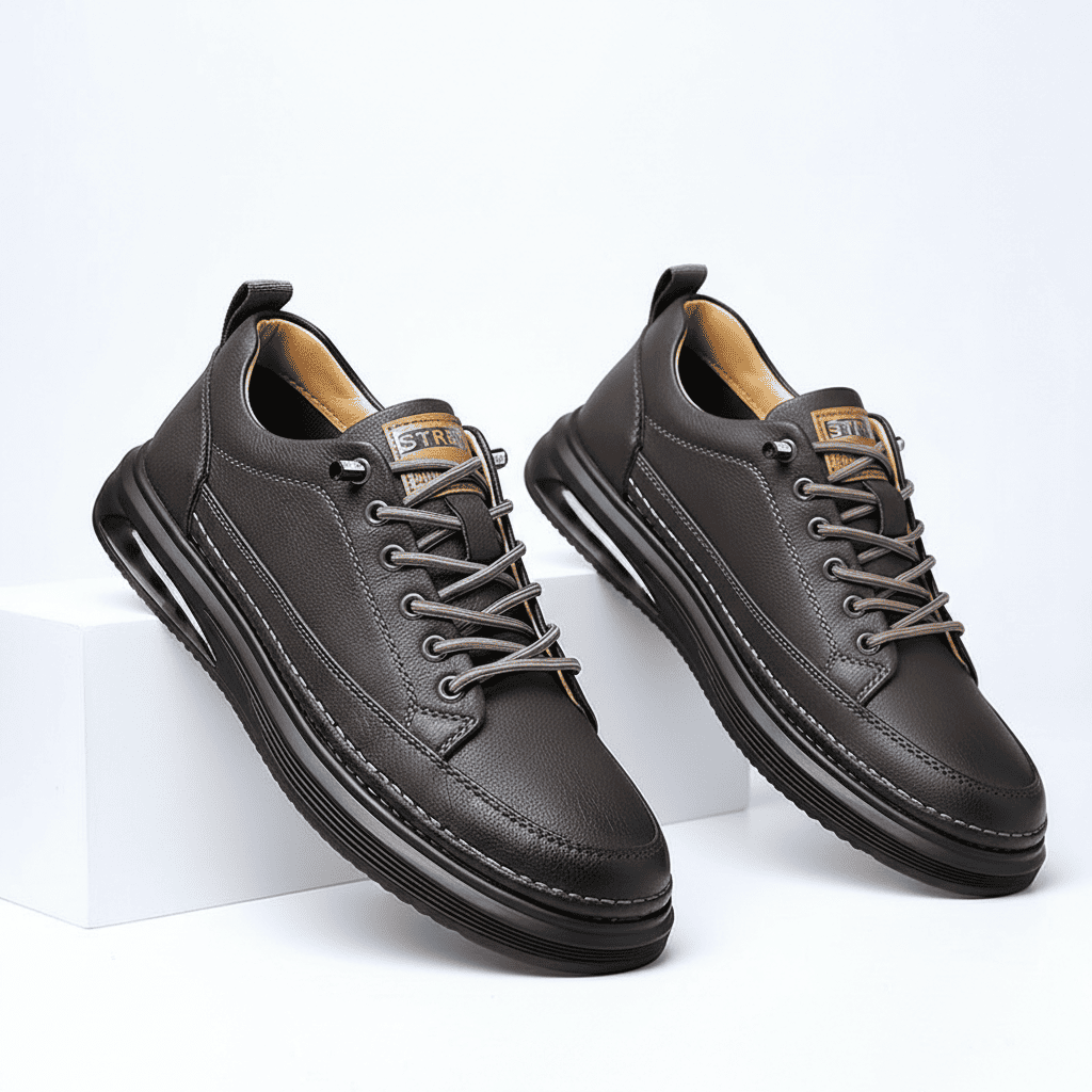 Hawthorne Air Cushion Leather Sneakers