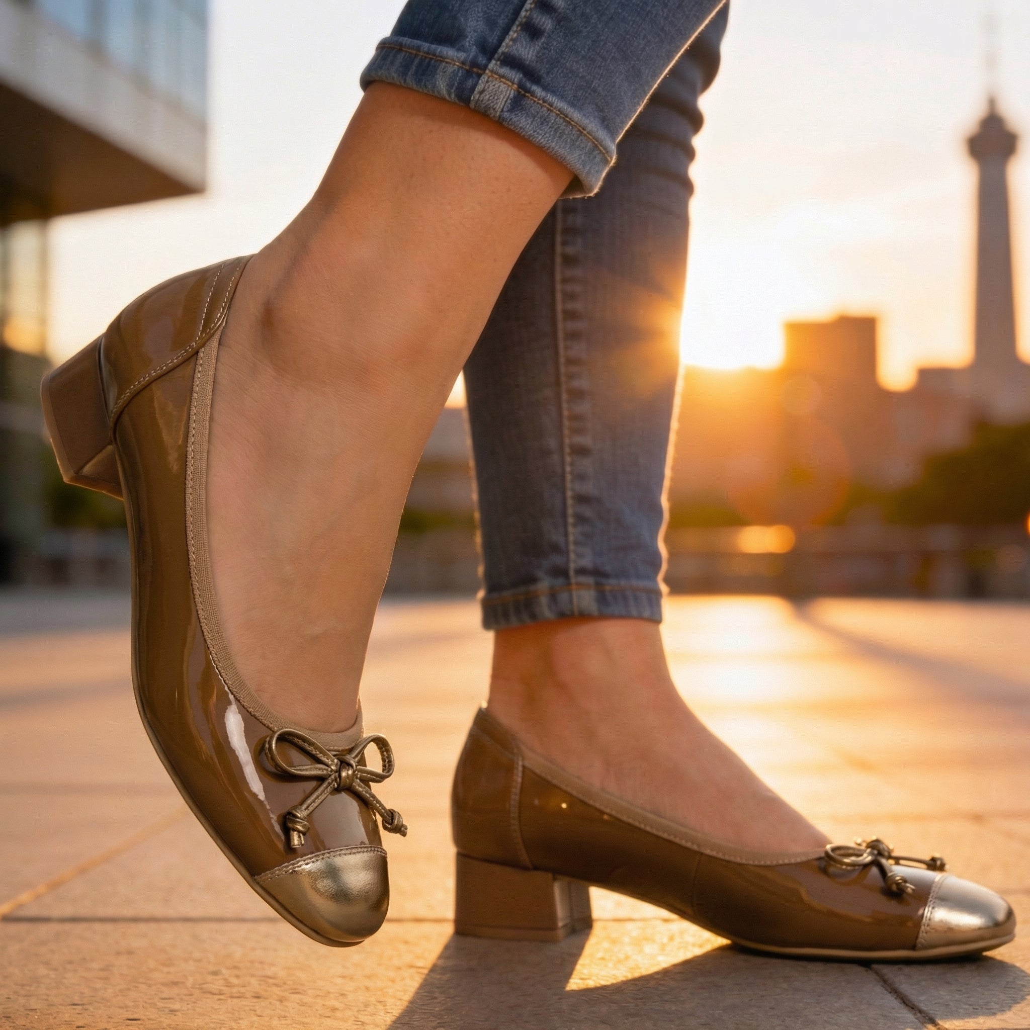 Elowen Cap-Toe Heels