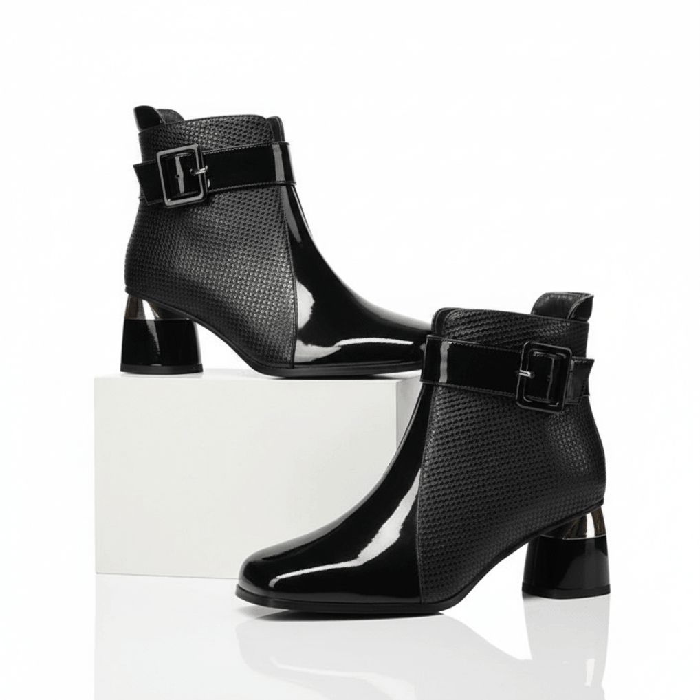 Selene Leather Ankle Boots