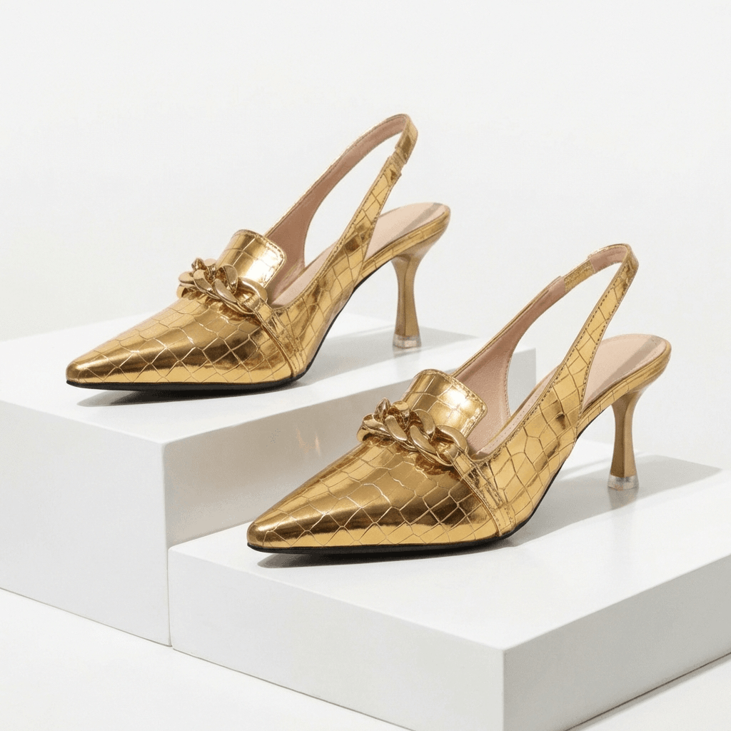 Lysandra Chain Slingbacks