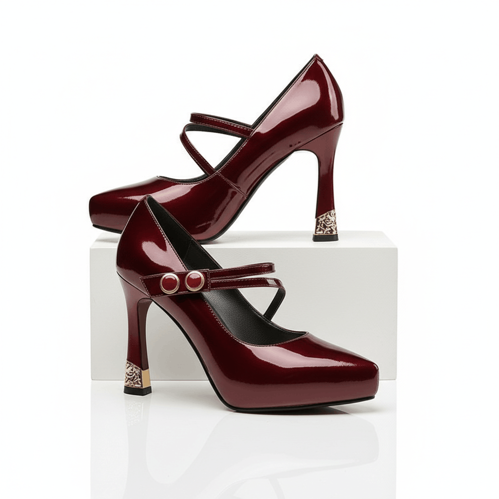 Valencia Patent Heels