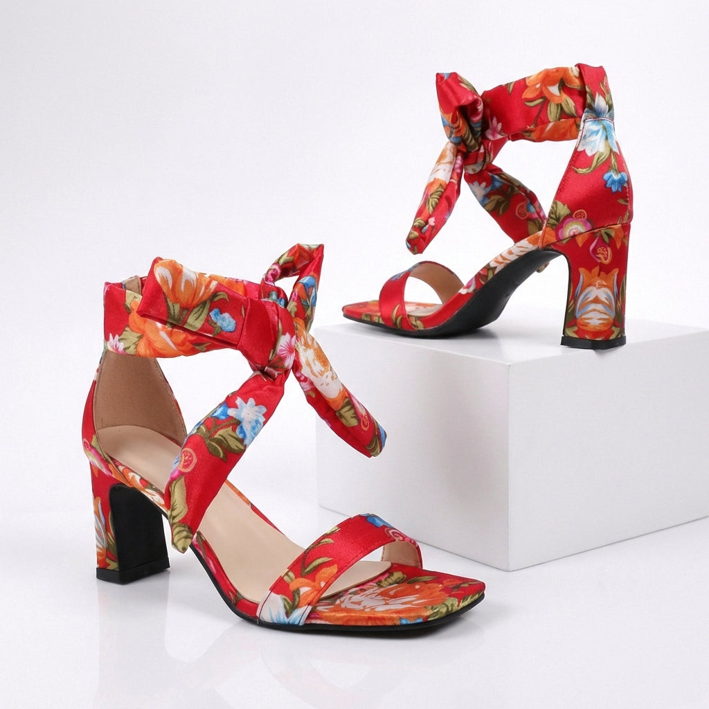 Camellia Bow Sandal