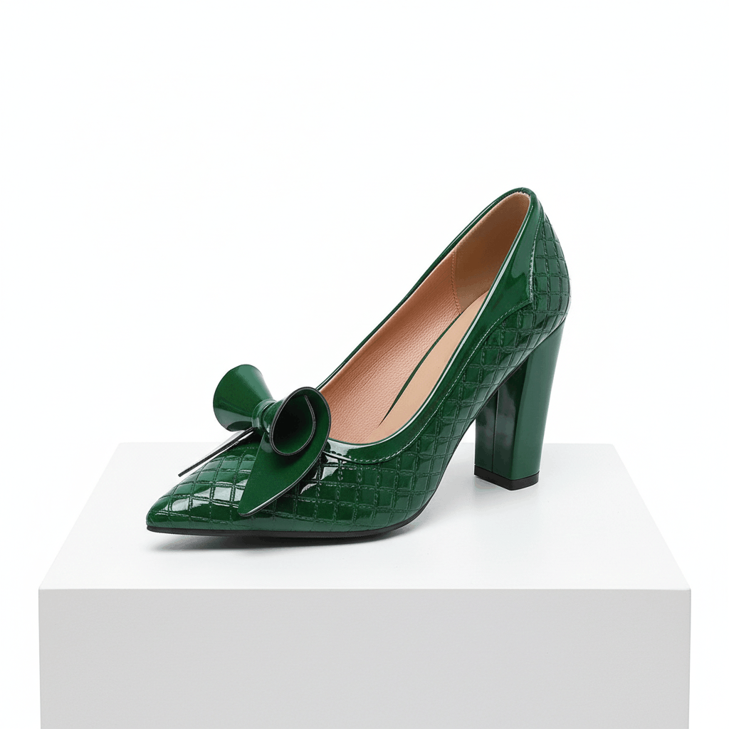 Aveline Embossed Heels
