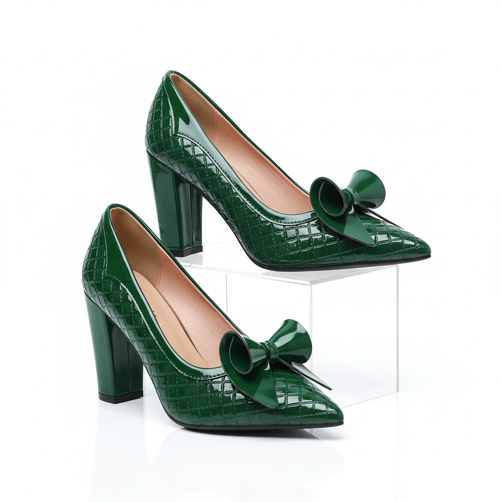 Aveline Embossed Heels
