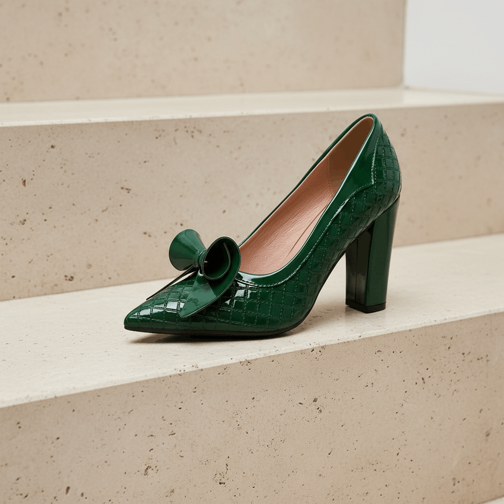 Aveline Embossed Heels