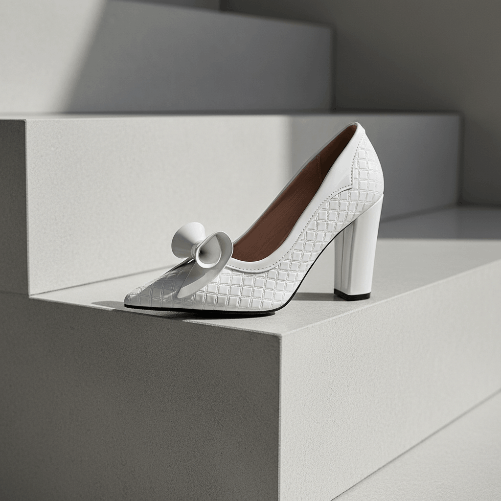 Aveline Embossed Heels