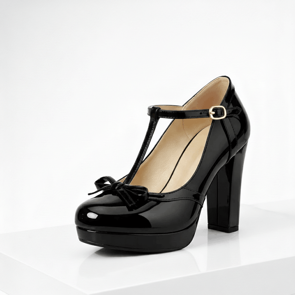Valentina T-Strap Platform Heel