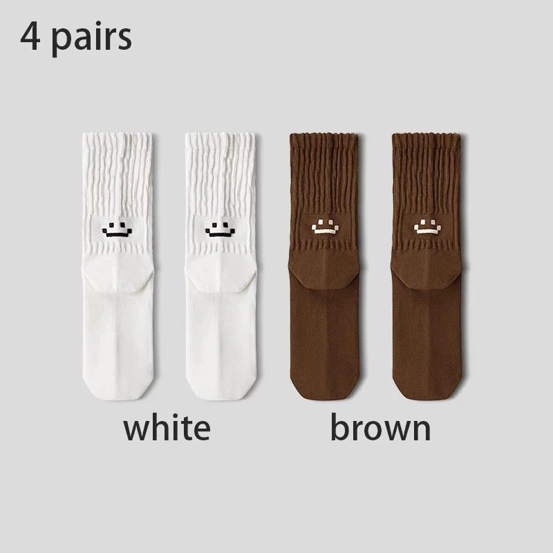 Smirk Club 4-Pack Crew Socks