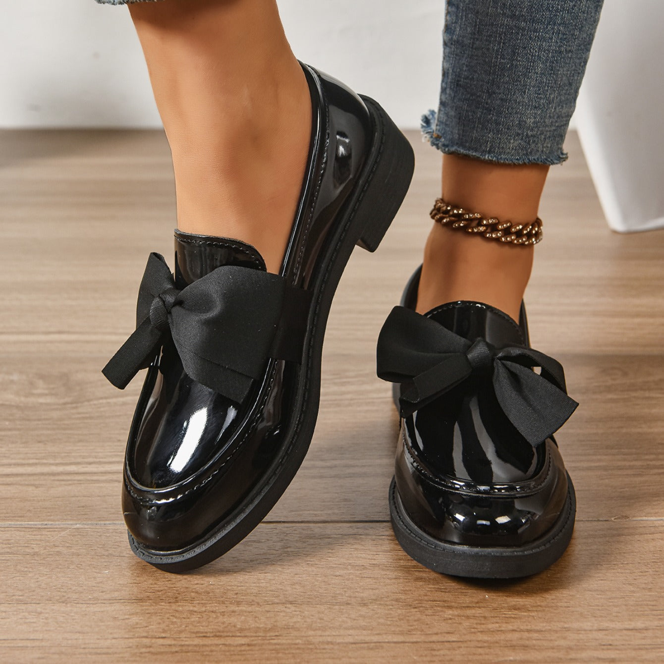 Elara Bow Loafers