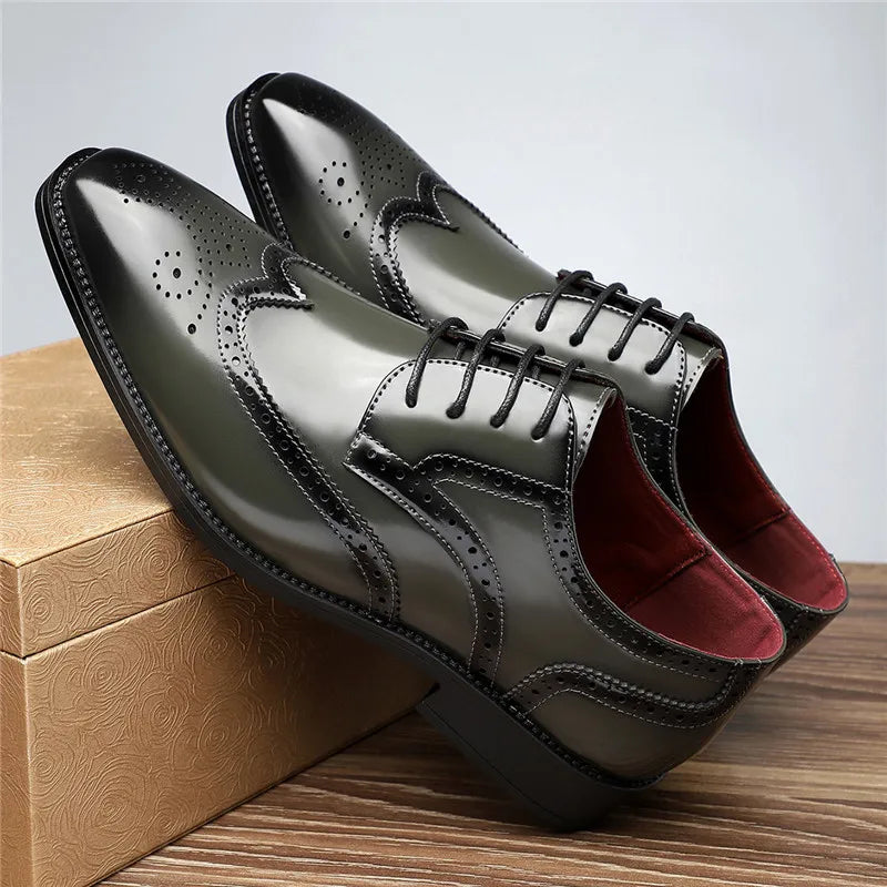 Ashbourne Leather Oxford Shoes