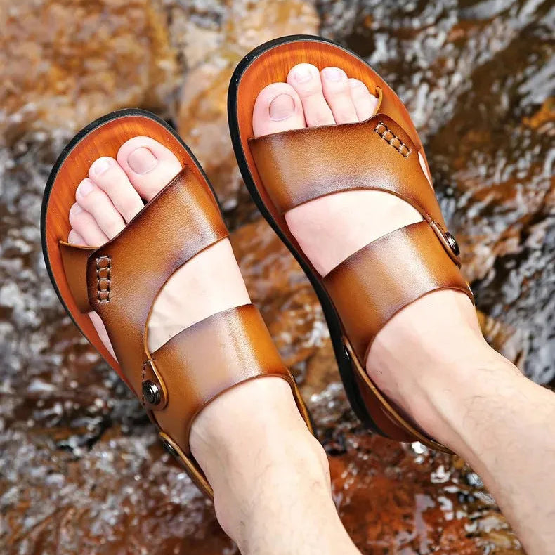 Solberg Leather Sandals
