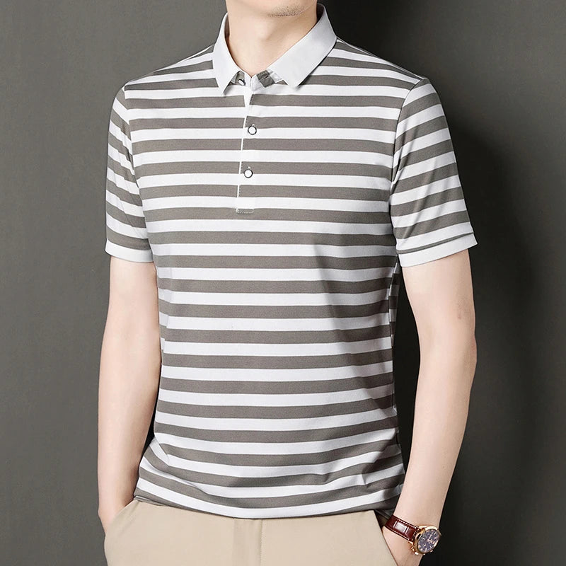 Lido Stripe Polo