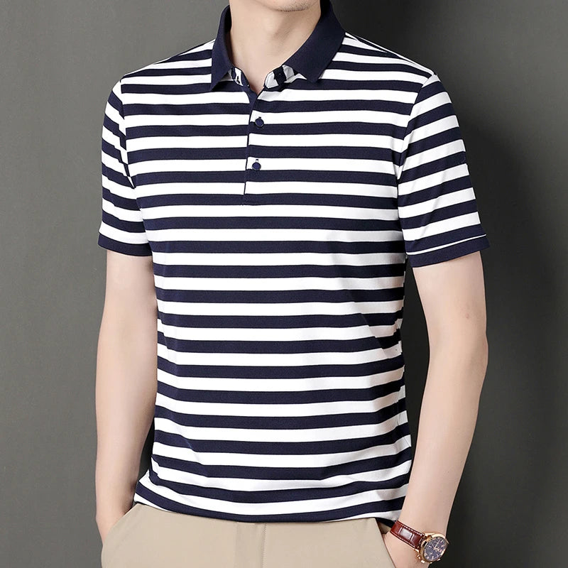 Lido Stripe Polo