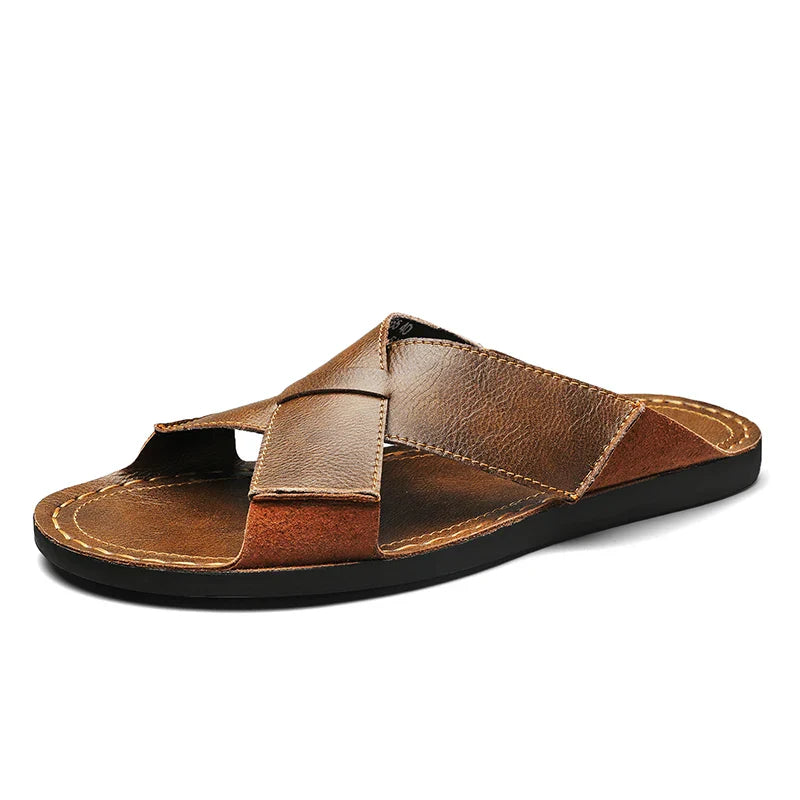Atlas DC Genuine Leather Sandals: Ultimate Comfort, Style, and Durability for Men