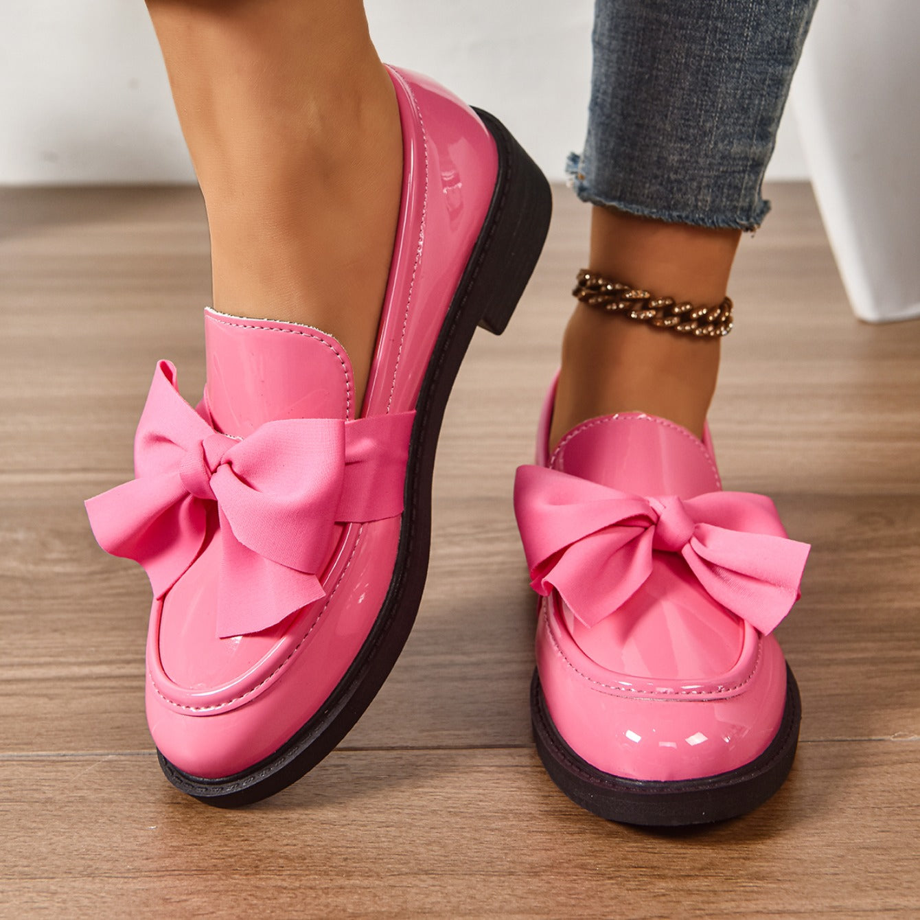 Elara Bow Loafers