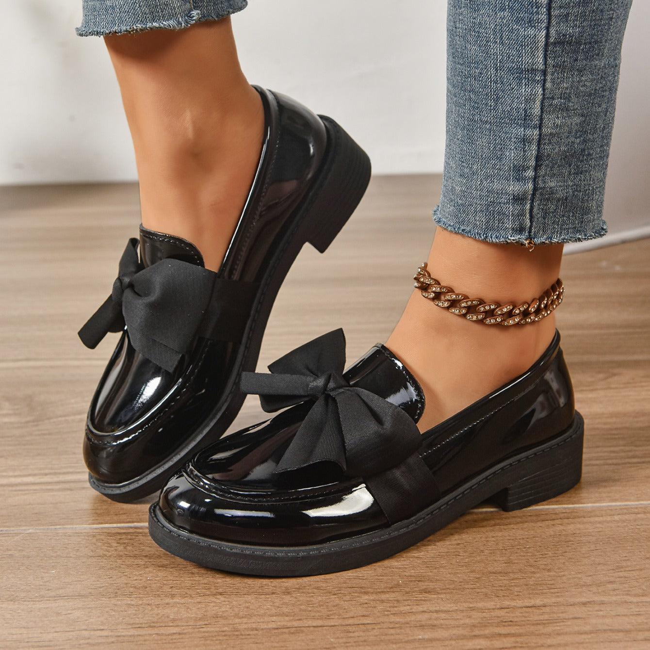 Elara Bow Loafers