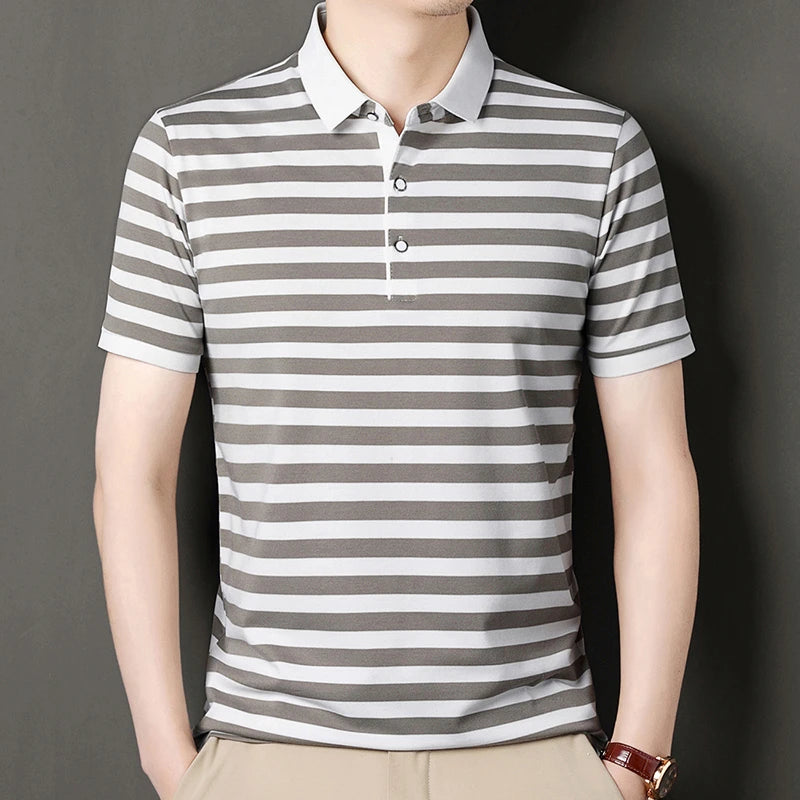 Lido Stripe Polo